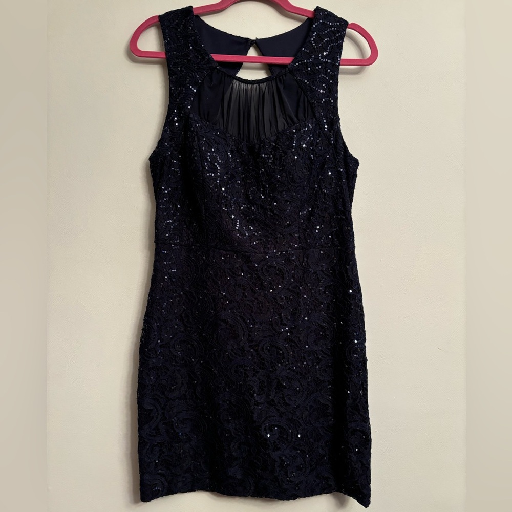 Lace/Sequin Cocktail Dress